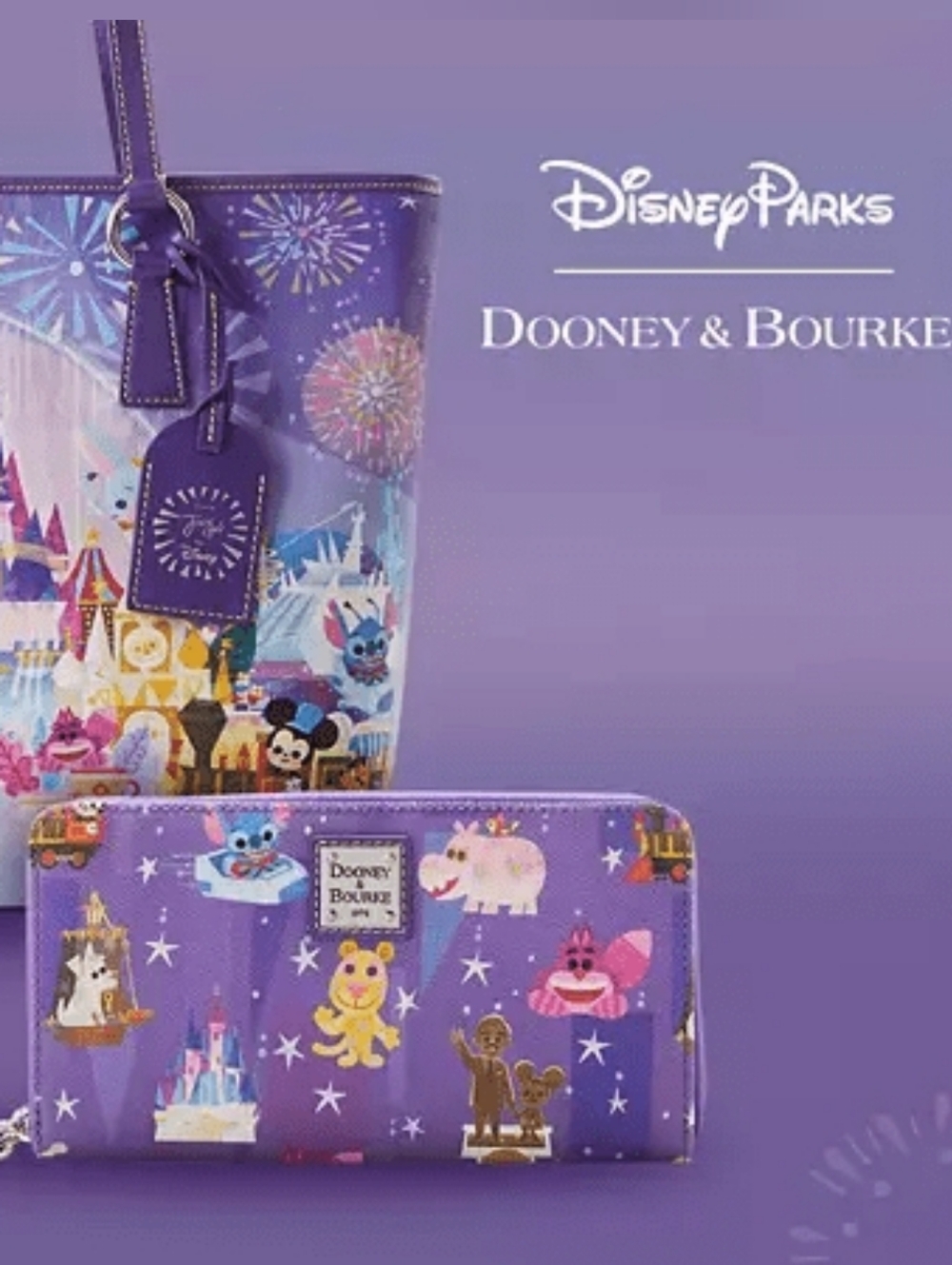 Joey Chou Disney Parks 2023 Wallet by Disney Dooney & Bourke